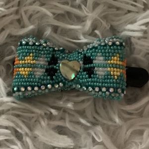 Native Beaded Hair clip - only 1 made